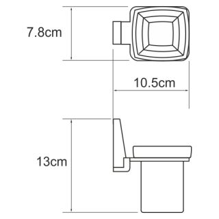 Lopau K-6028 Подстаканник одинарный
